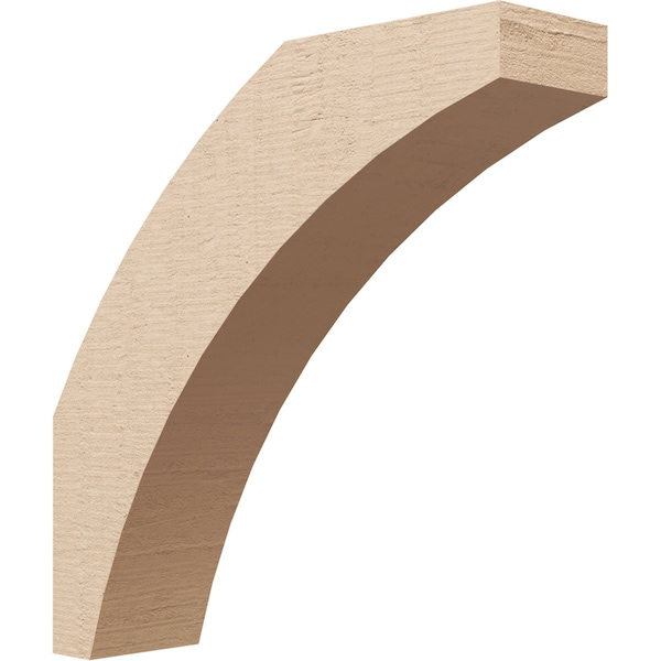 Ekena Millwork 3-inch W x 12-inch D x 12-inch H Thorton Rough Cedar Woodgrain TimberThane Knee Brace, Primed BRCUR03X12X12THRRCPR - main